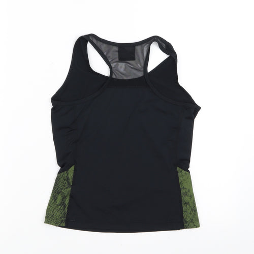 USA Pro Girls Black   Basic Tank Size 9-10 Years  - little mix, activewear
