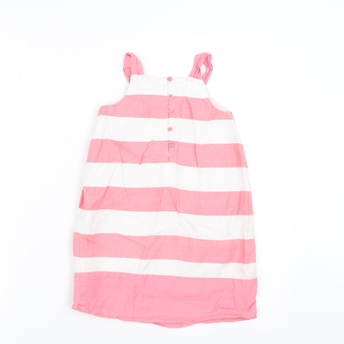 NEXT Girls Pink Striped  Trapeze & Swing  Size 3-4 Years