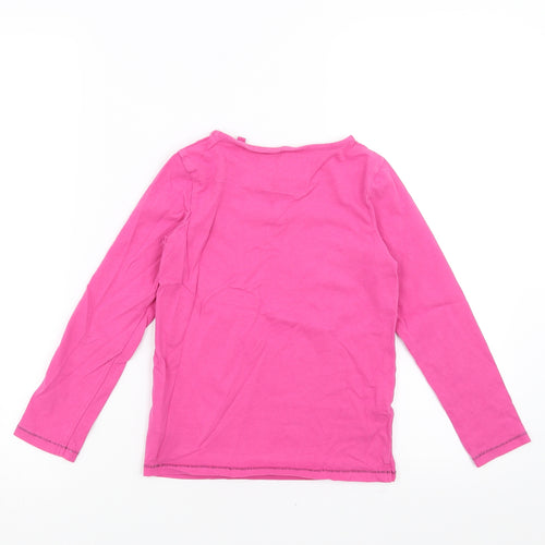 NEXT Girls Pink   Basic T-Shirt Size 7 Years