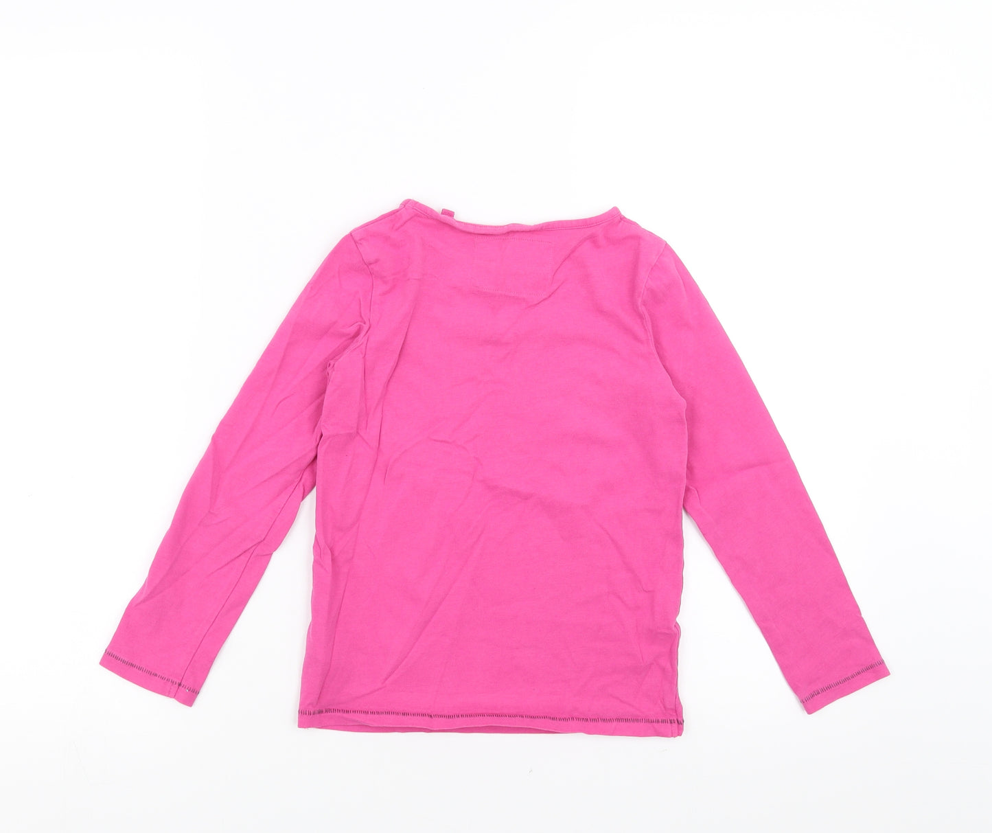 NEXT Girls Pink   Basic T-Shirt Size 7 Years