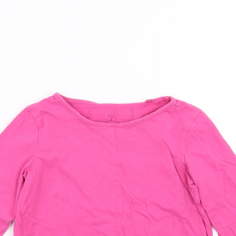 NEXT Girls Pink   Basic T-Shirt Size 7 Years