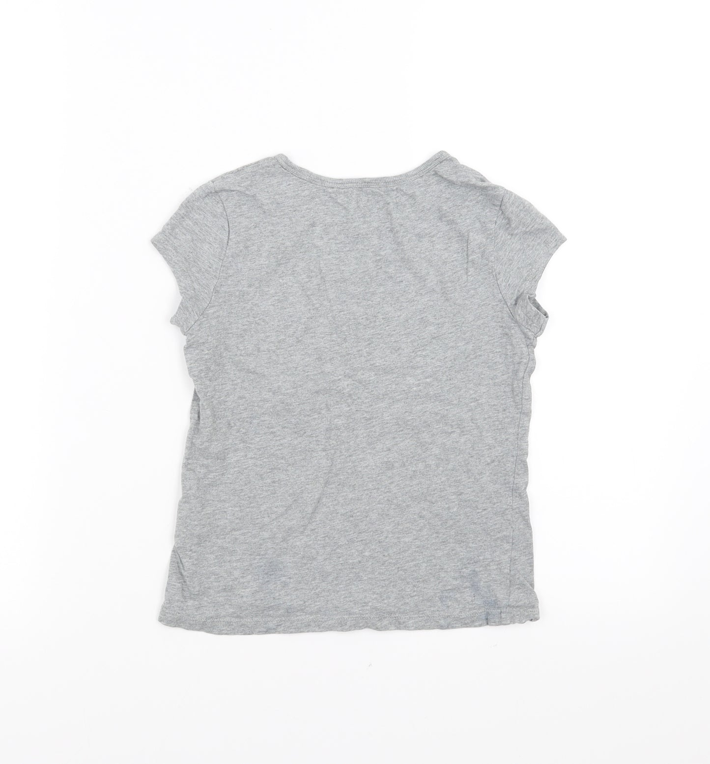 Tommy Hilfiger Girls Grey   Basic T-Shirt Size 6-7 Years