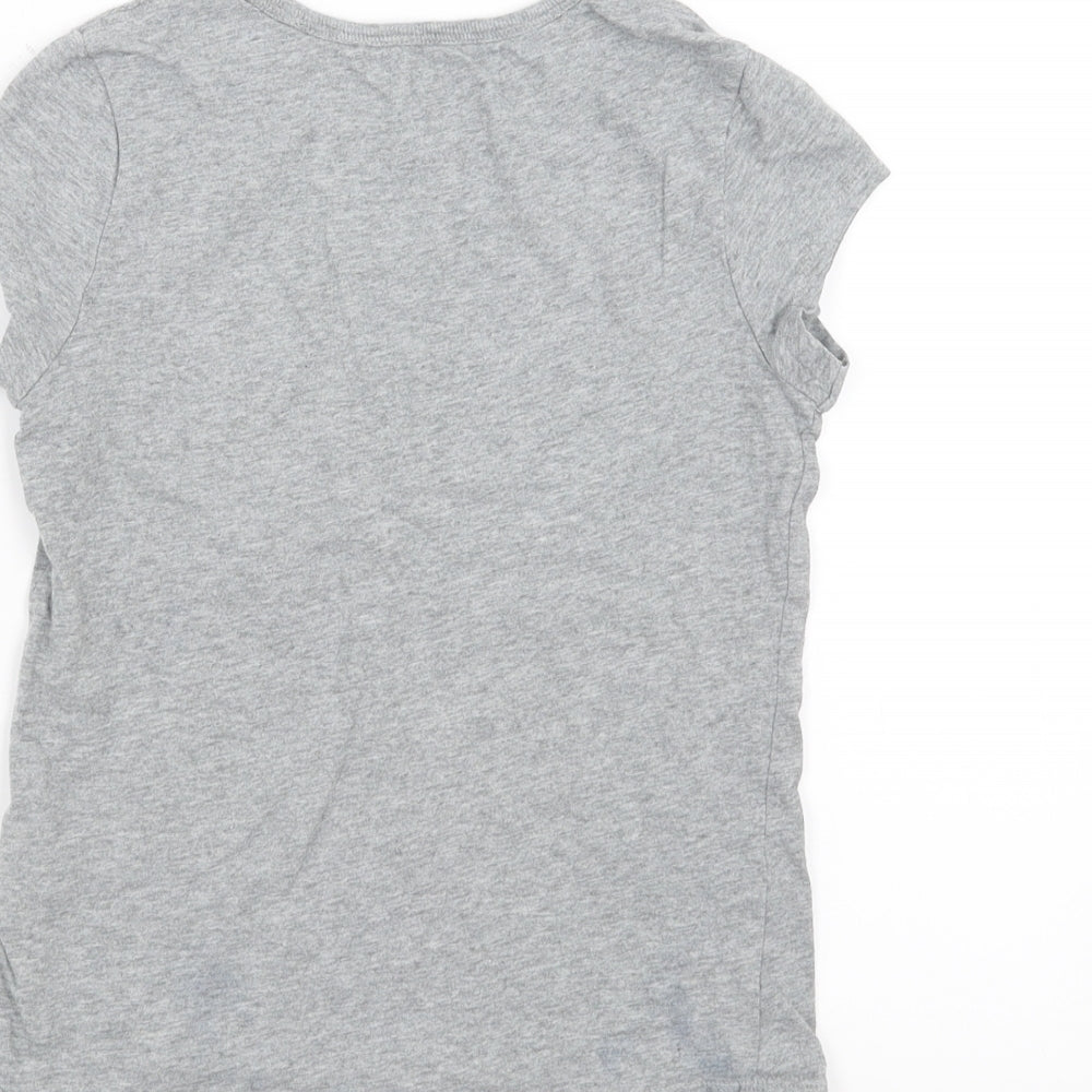Tommy Hilfiger Girls Grey   Basic T-Shirt Size 6-7 Years