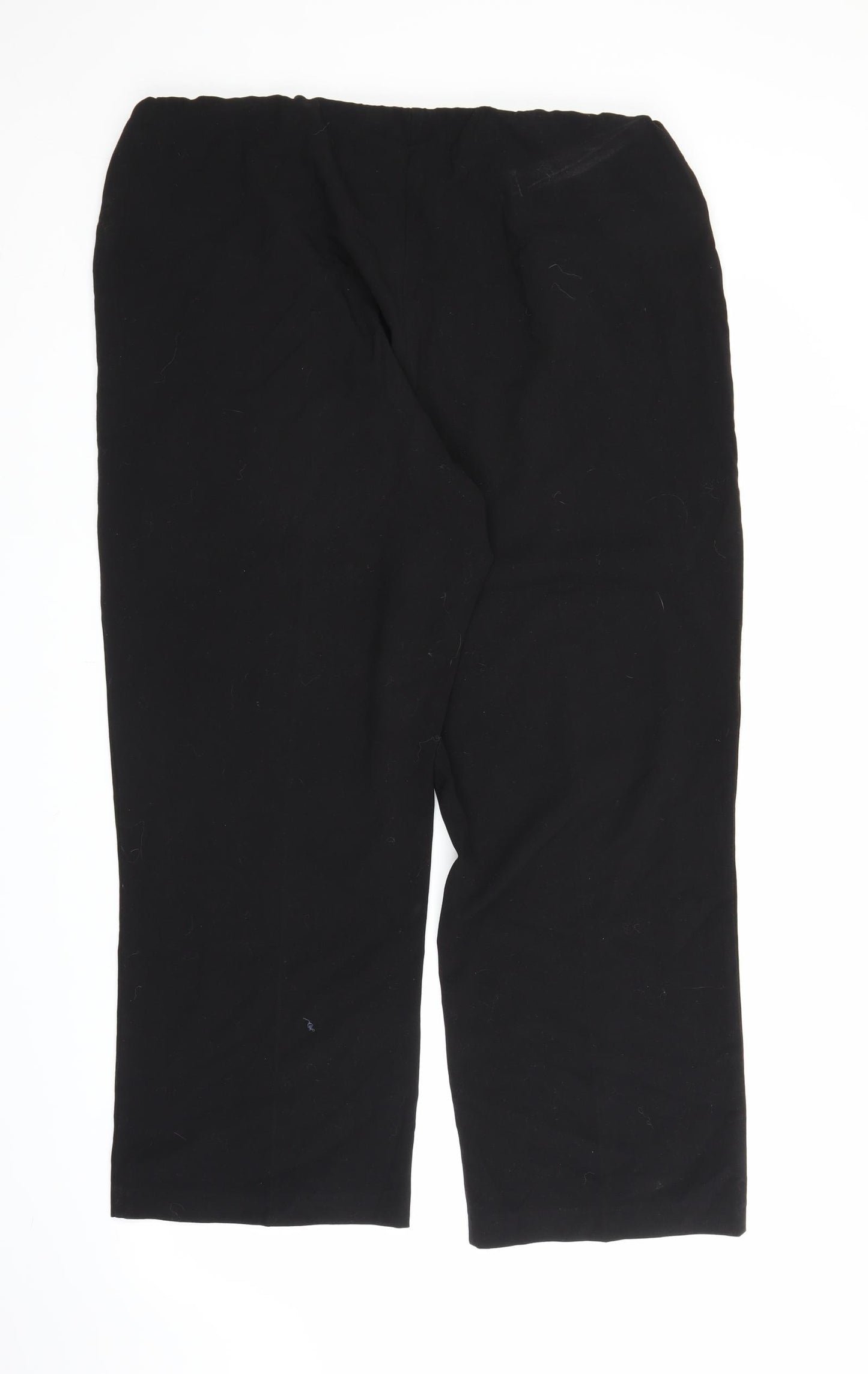 Wilkies Womens Black   Capri Trousers Size 18 L26 in