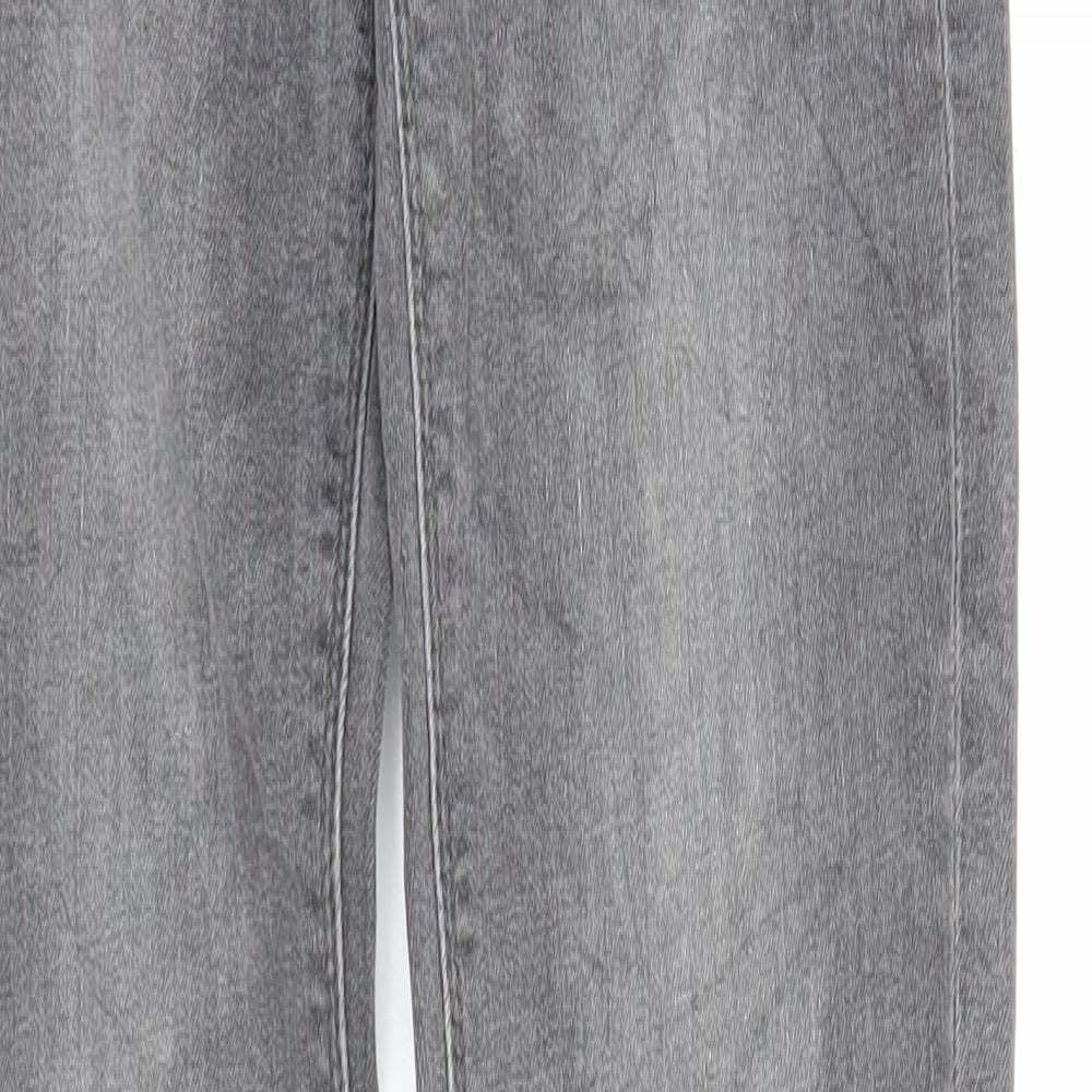 Never Denim Mens Grey  Denim Skinny Jeans Size 27 in L31 in