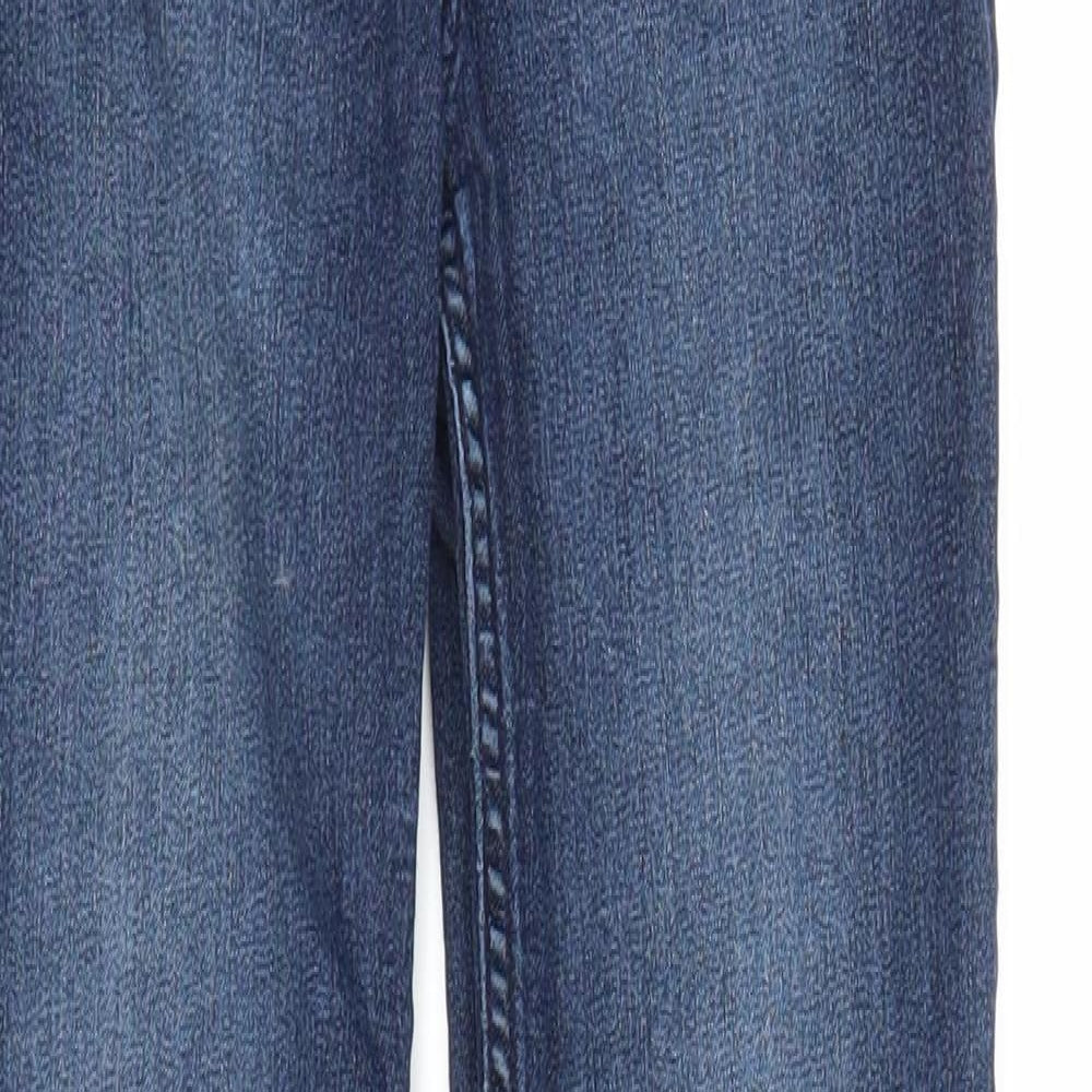 H&M Womens Blue  Denim Skinny Jeans Size 6 L28 in