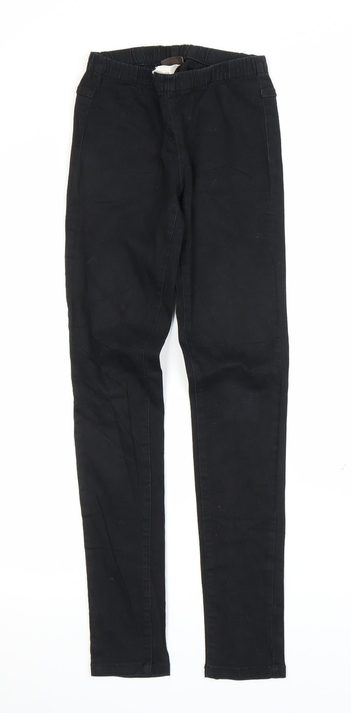 Pieces Womens Black Denim Jegging Jeans Size XS L27 in