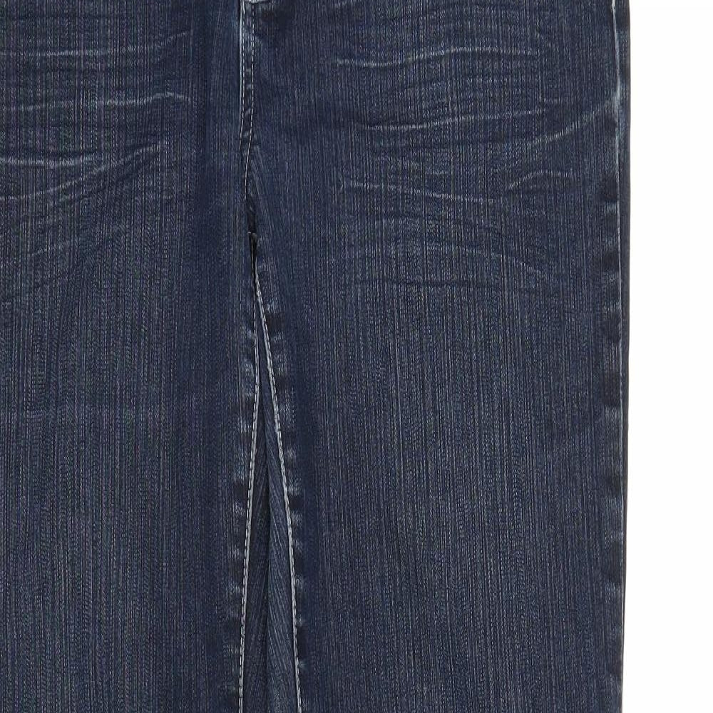 Multiblu Womens Blue  Denim Straight Jeans Size 40 in L32 in