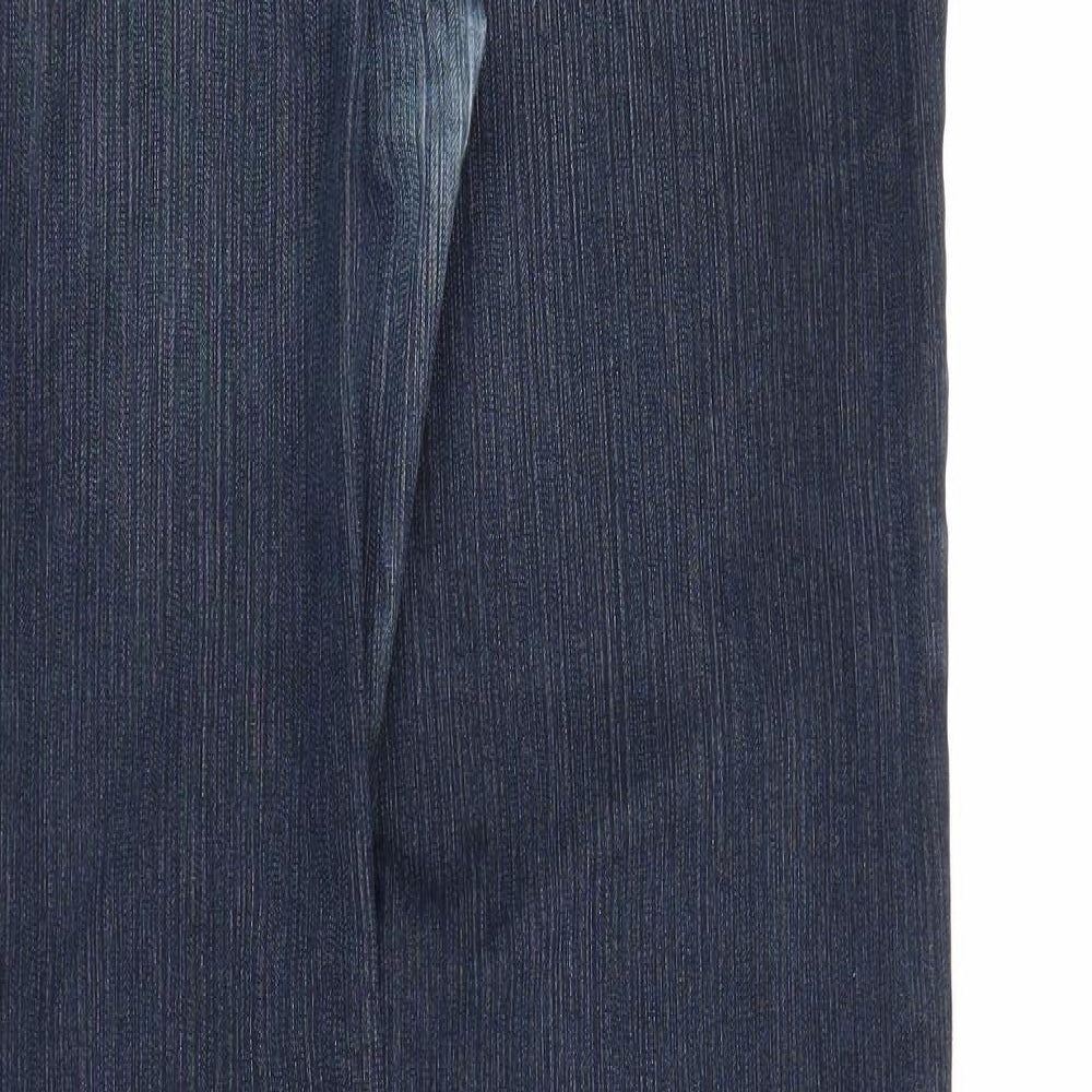 Multiblu Womens Blue  Denim Straight Jeans Size 40 in L32 in