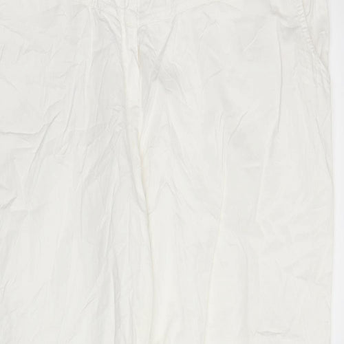Claudia Gil Womens White   Capri Trousers Size 28 L27 in