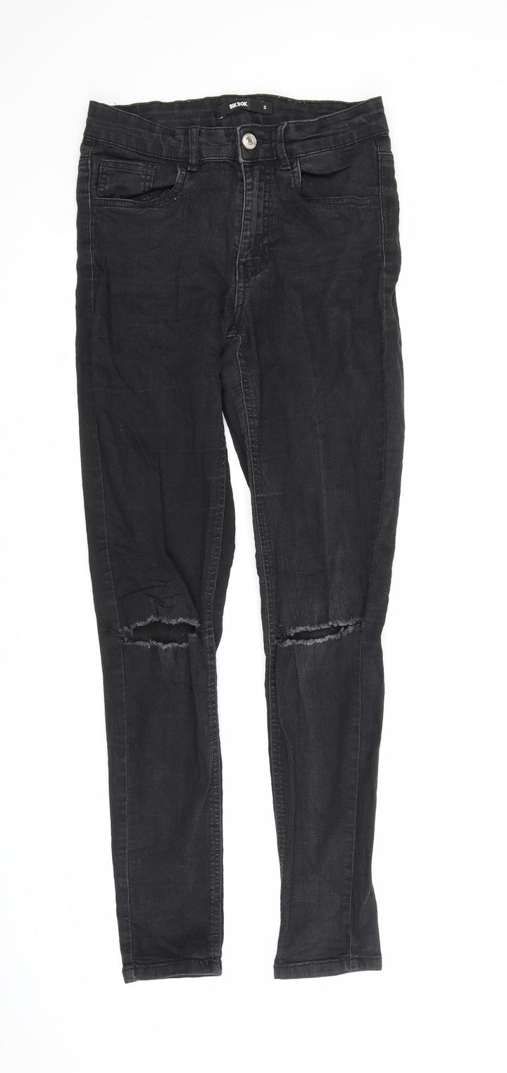BikBok Womens Black  Denim Skinny Jeans Size S L27 in