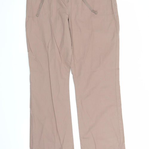 Classics Womens Brown   Trousers  Size 12 L29 in