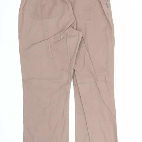Classics Womens Brown   Trousers  Size 12 L29 in