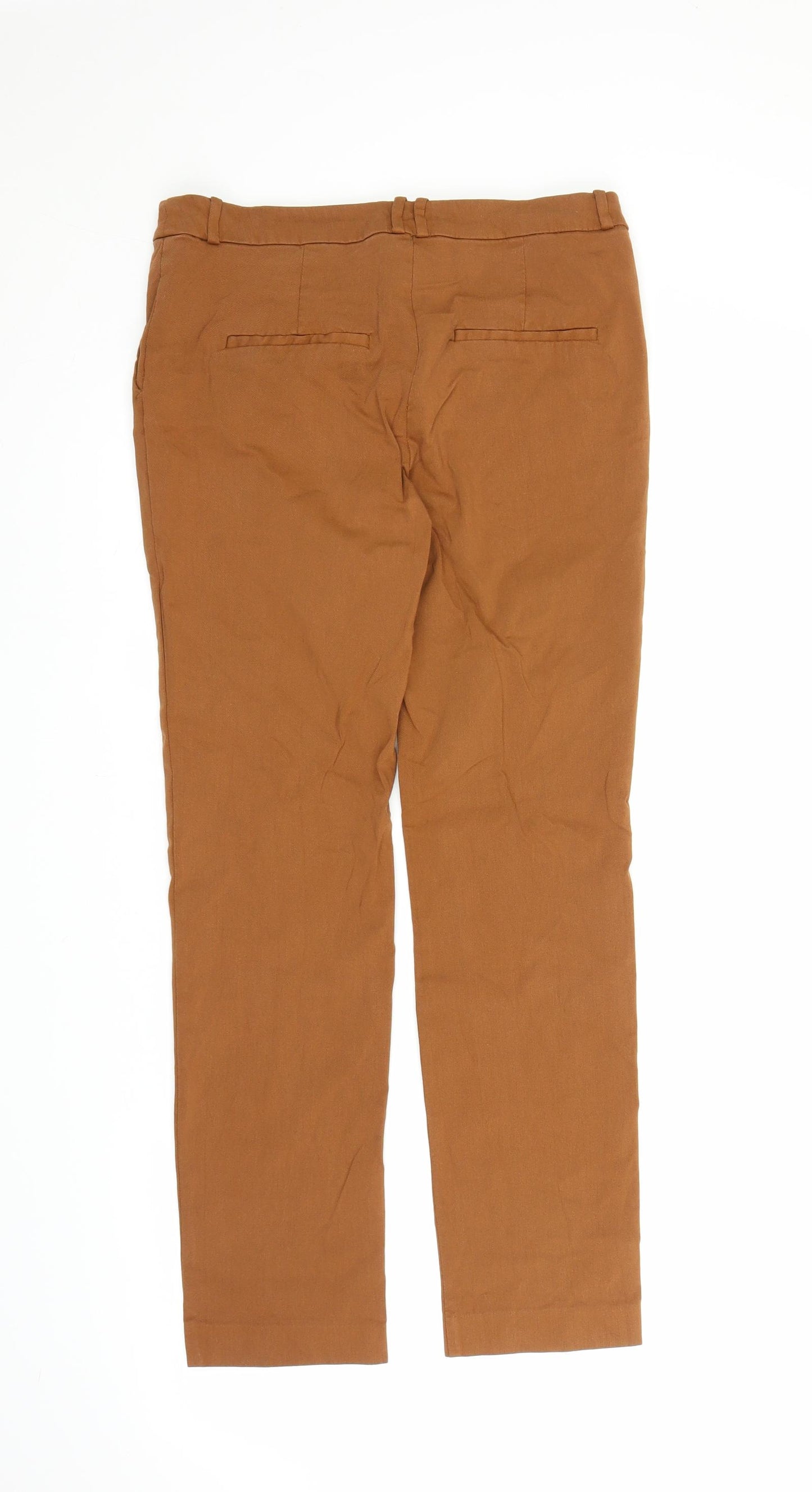 Mango Womens Brown   Capri Trousers Size 12 L26 in