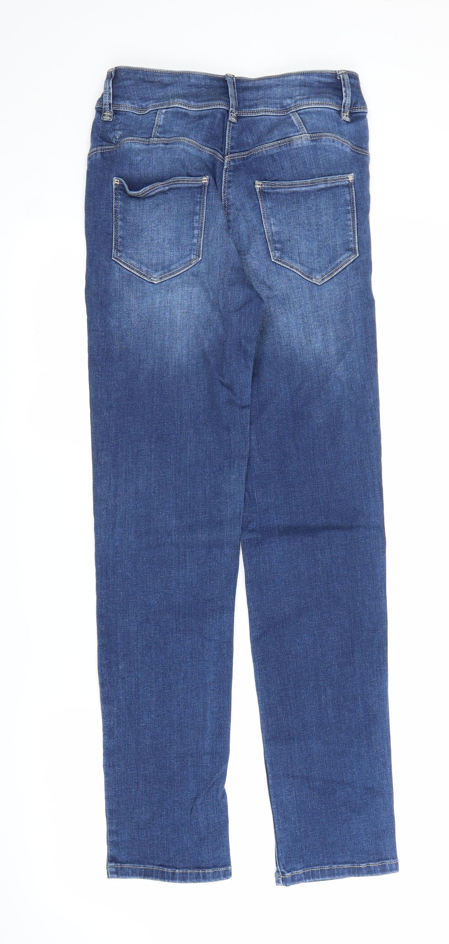 NEXT Womens Blue  Denim Straight Jeans Size 8 L29 in
