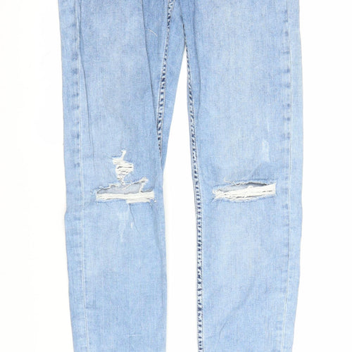 &Denim Womens Blue  Denim Skinny Jeans Size 28 in L32 in
