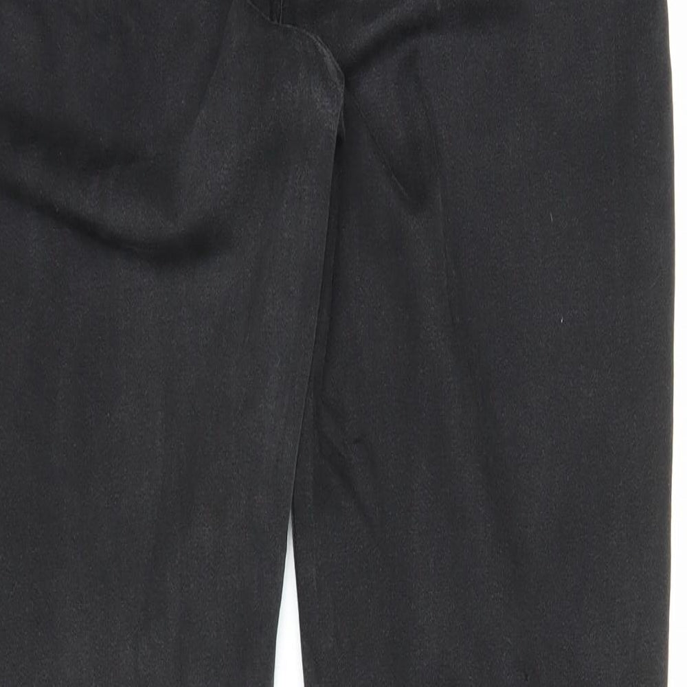 M&S Womens Black  Denim Straight Jeans Size 12 L27 in