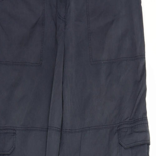NEXT Womens Blue   Cargo Trousers Size 16 L28 in