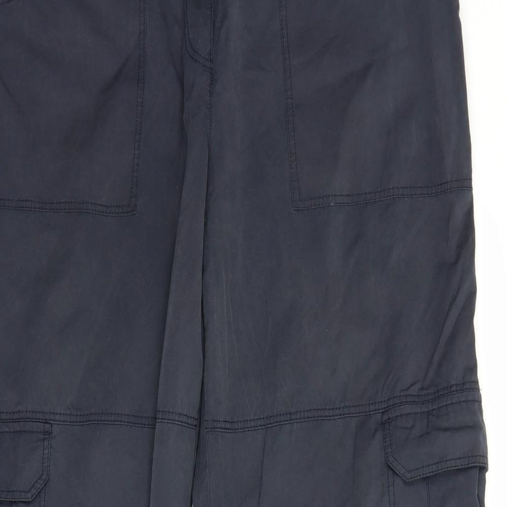 NEXT Womens Blue   Cargo Trousers Size 16 L28 in