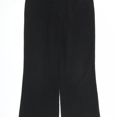 M&S Womens Black   Trousers  Size 10 L29 in