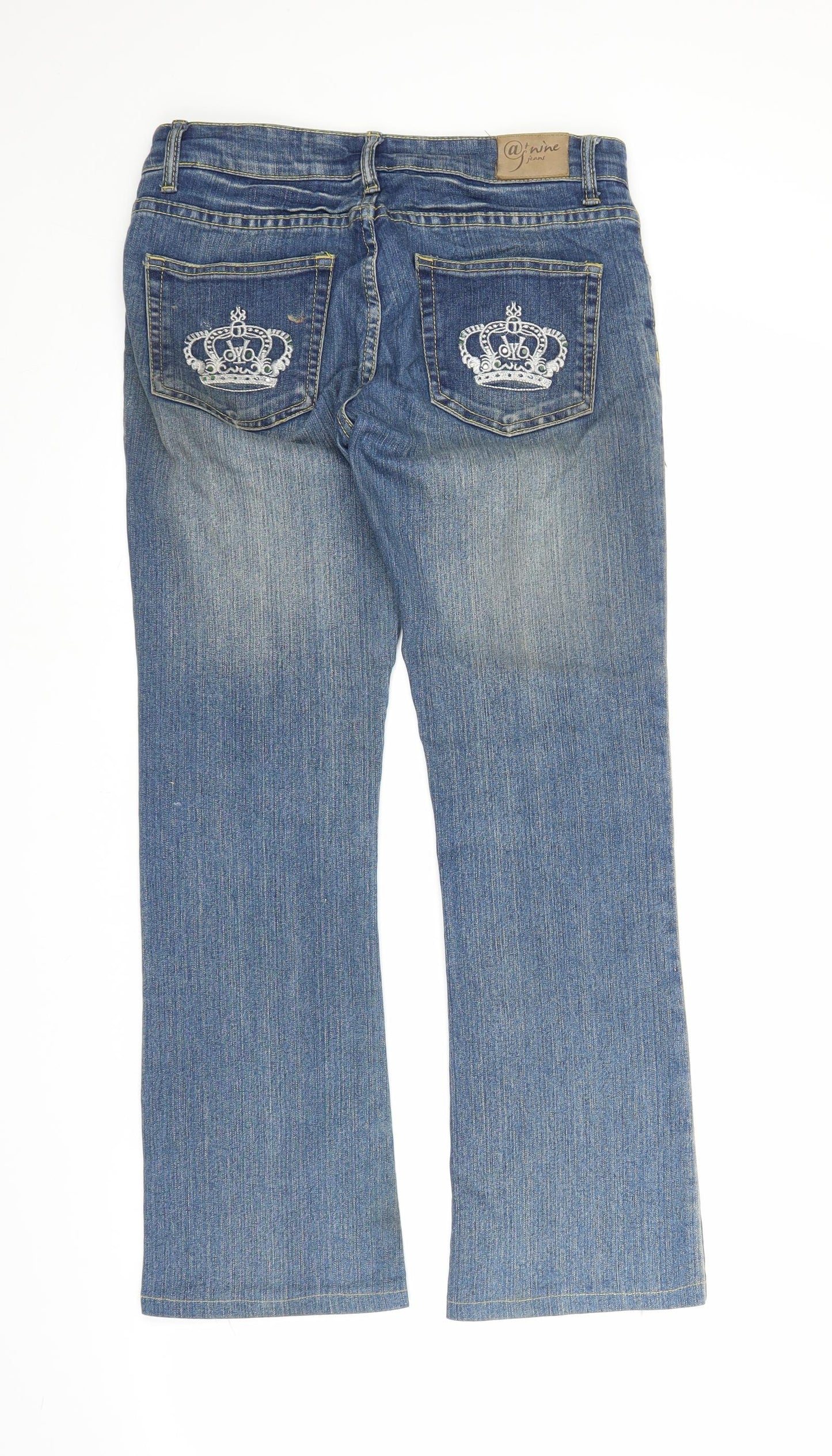 At Nine Jeans Womens Blue  Denim Bootcut Jeans Size 28 in L27 in