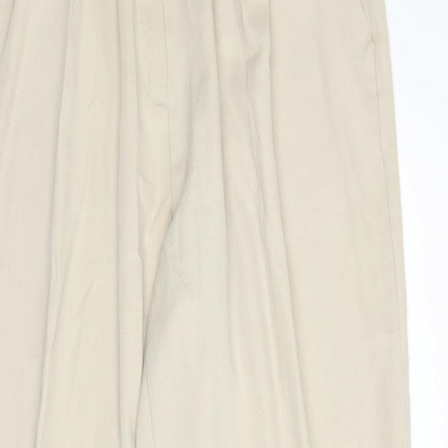 BHS Womens Beige   Capri Trousers Size 10 L25 in