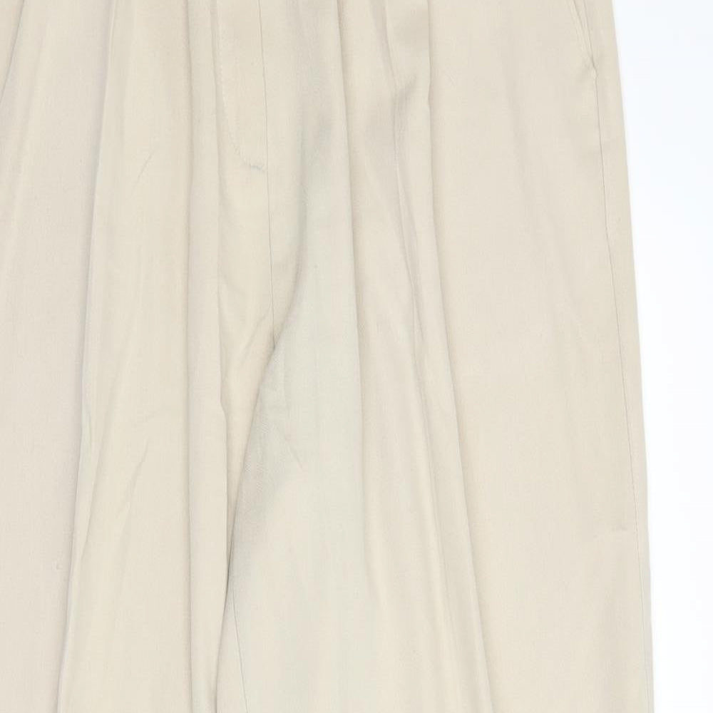 BHS Womens Beige   Capri Trousers Size 10 L25 in