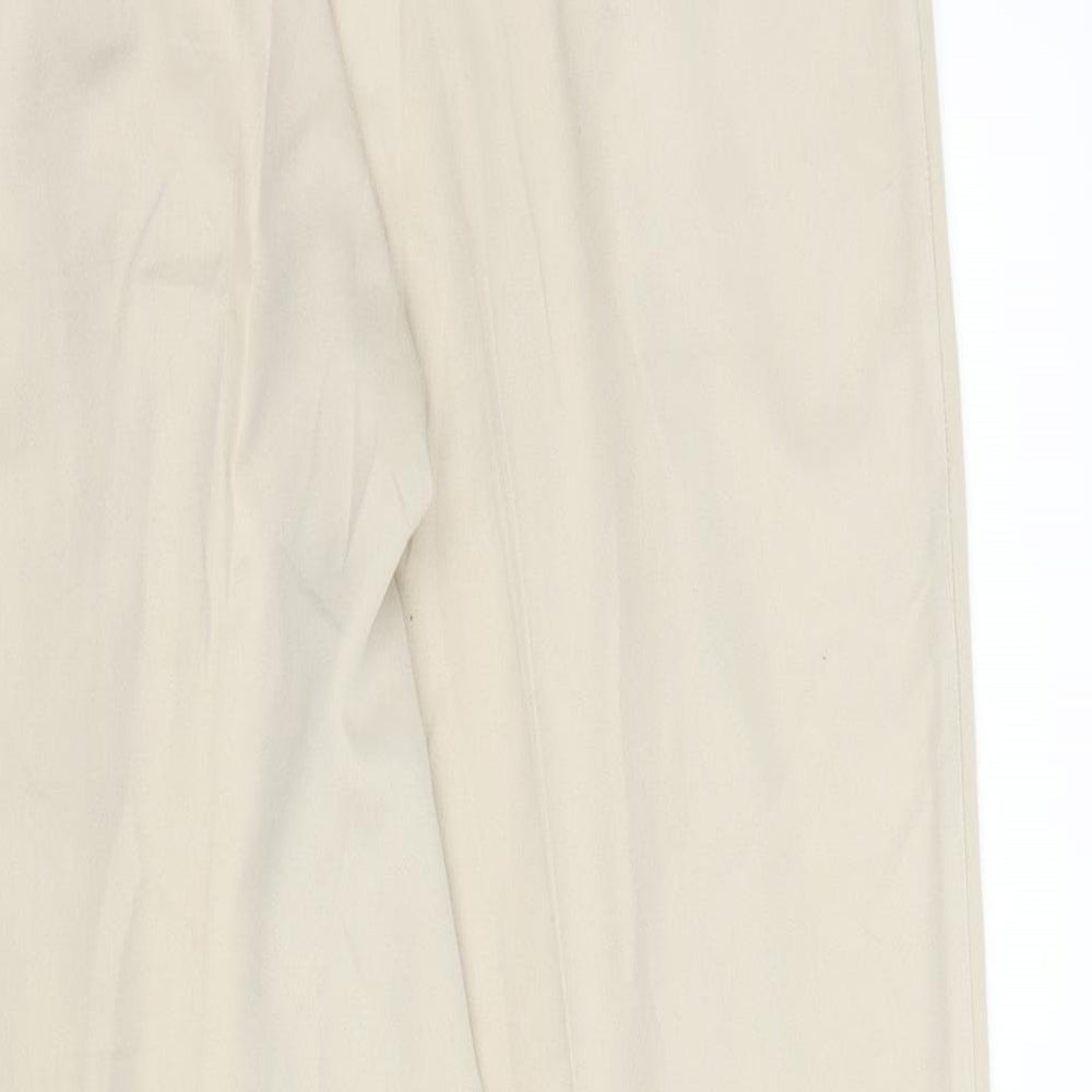 BHS Womens Beige   Capri Trousers Size 10 L25 in