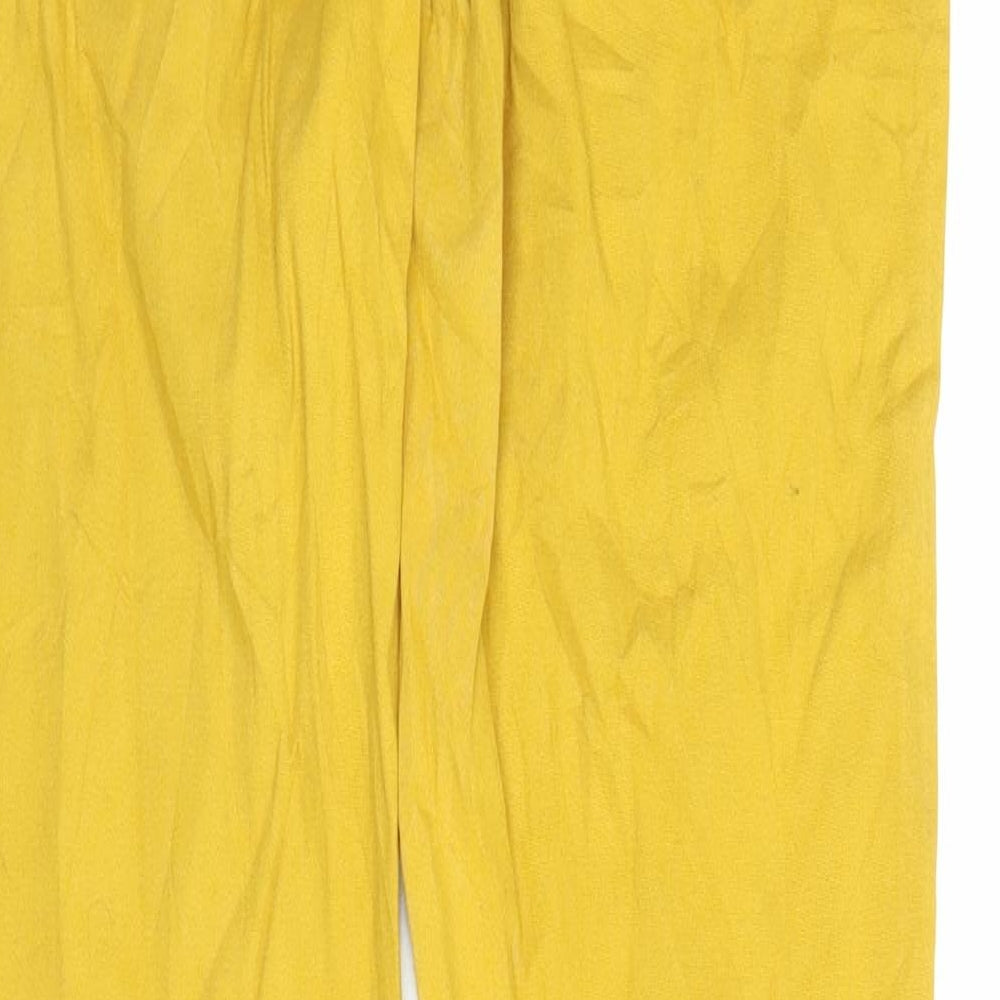 Preworn Womens Yellow   Chino Trousers Size S L30 in