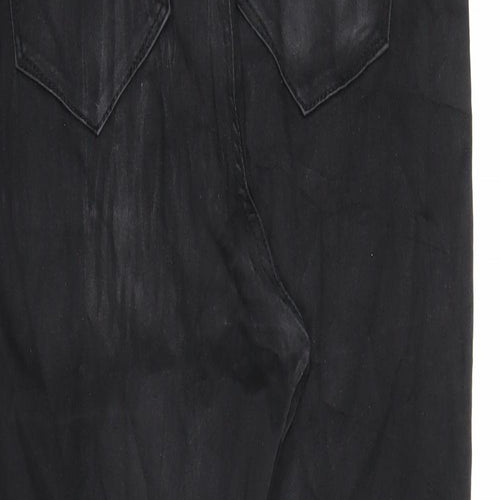 Primark Womens Black  Denim Skinny Jeans Size 16 L25 in