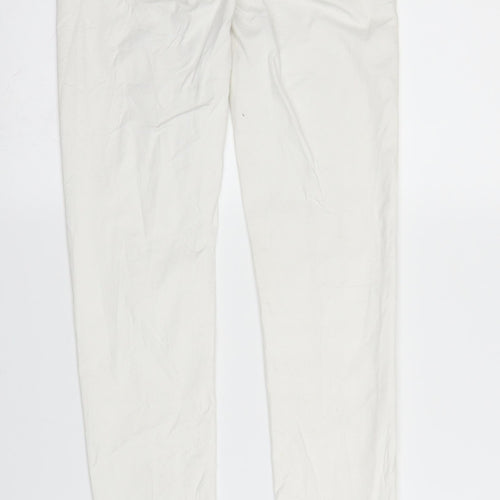 Now and Then Womens White  Denim Skinny Jeans Size M L31 in