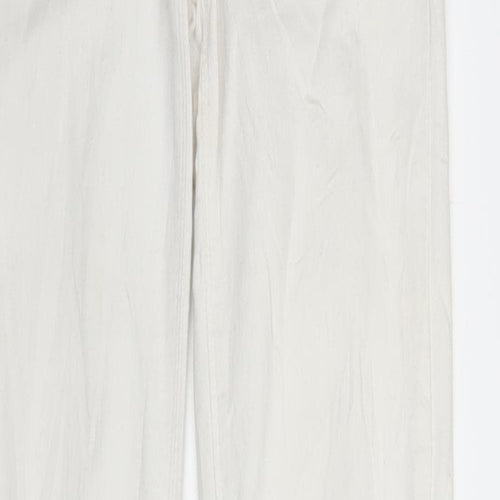 Now and Then Womens White  Denim Skinny Jeans Size M L31 in