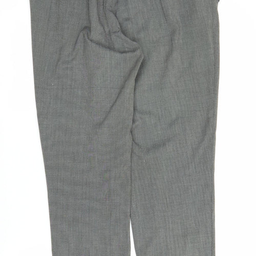 New Look Womens Grey   Carrot Trousers Size 12 L26 in