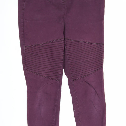 Papaya Womens Purple  Denim Jegging Jeans Size 12 L26 in