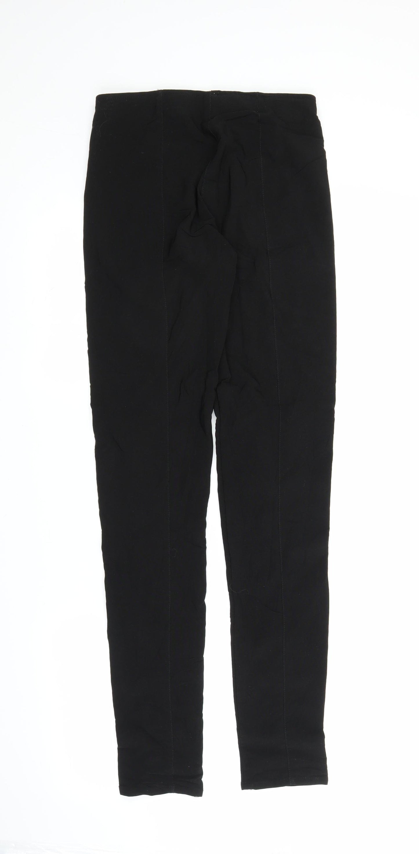 H&M Womens Black   Carrot Leggings Size 8 L30 in