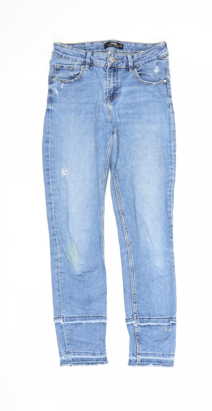 Sinsay Womens Blue  Denim Boyfriend Jeans Size 6 L26 in