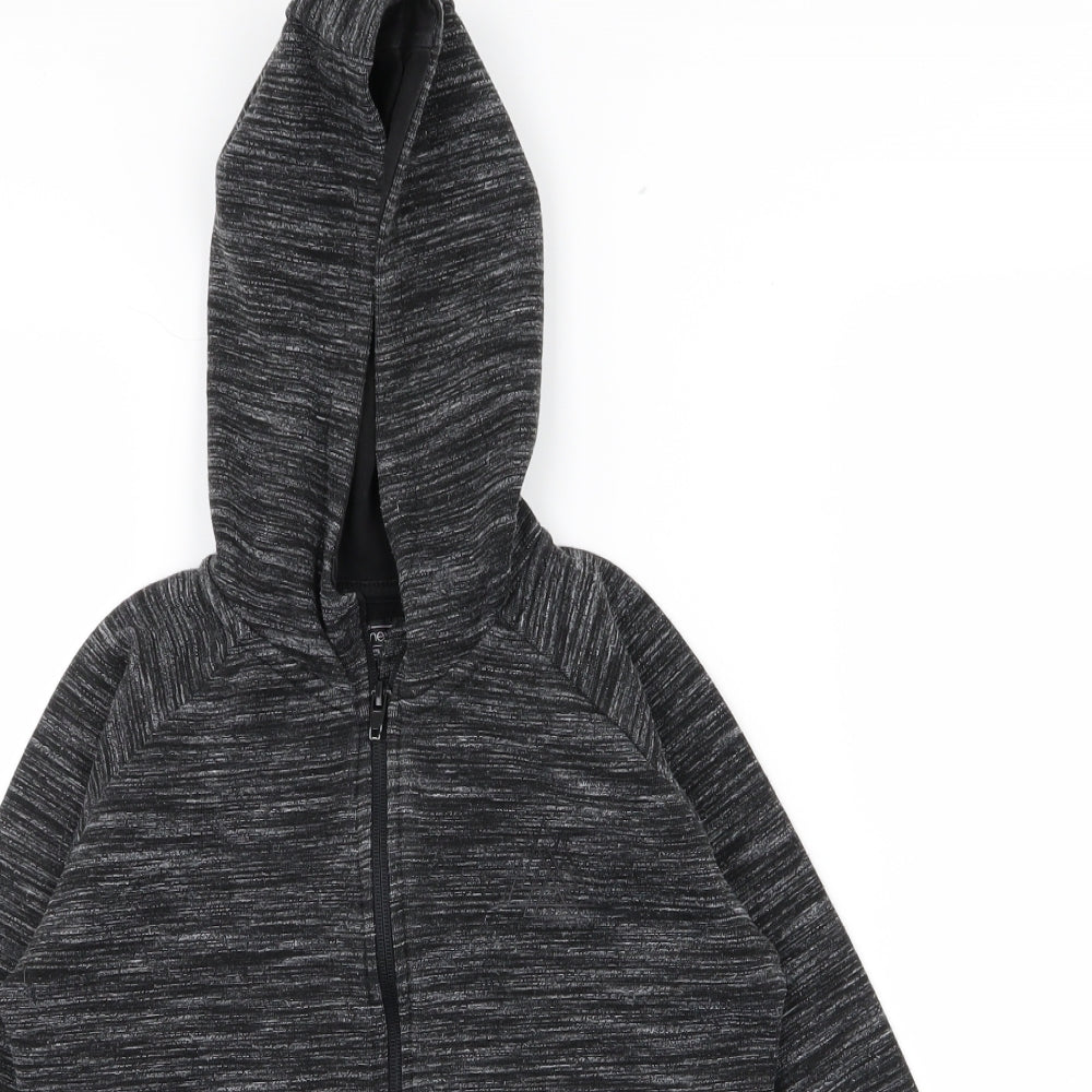 NEXT Boys Black   Full Zip Jumper Size 8 Years