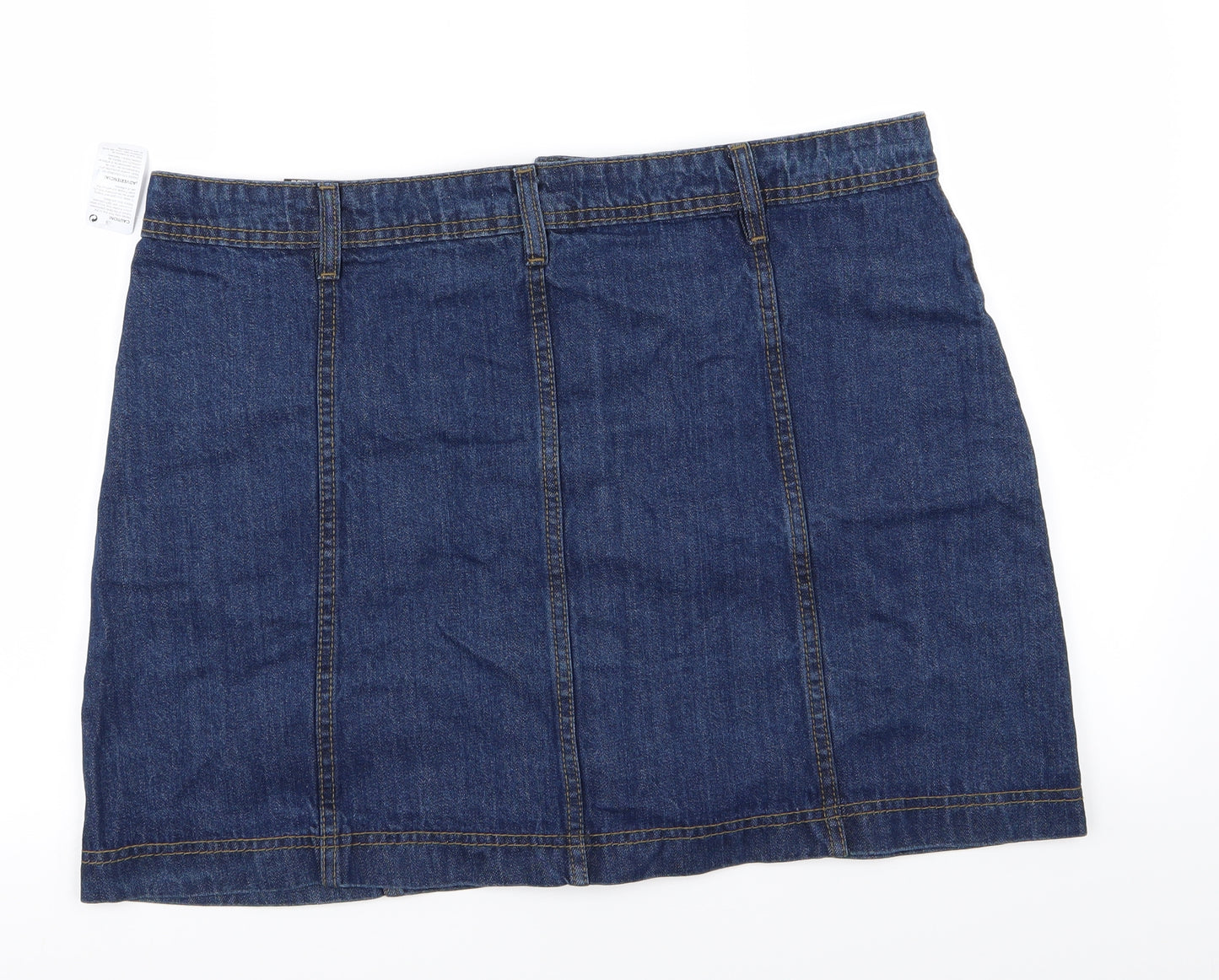 PEP AND CO Womens Blue  Denim Mini Skirt Size 18