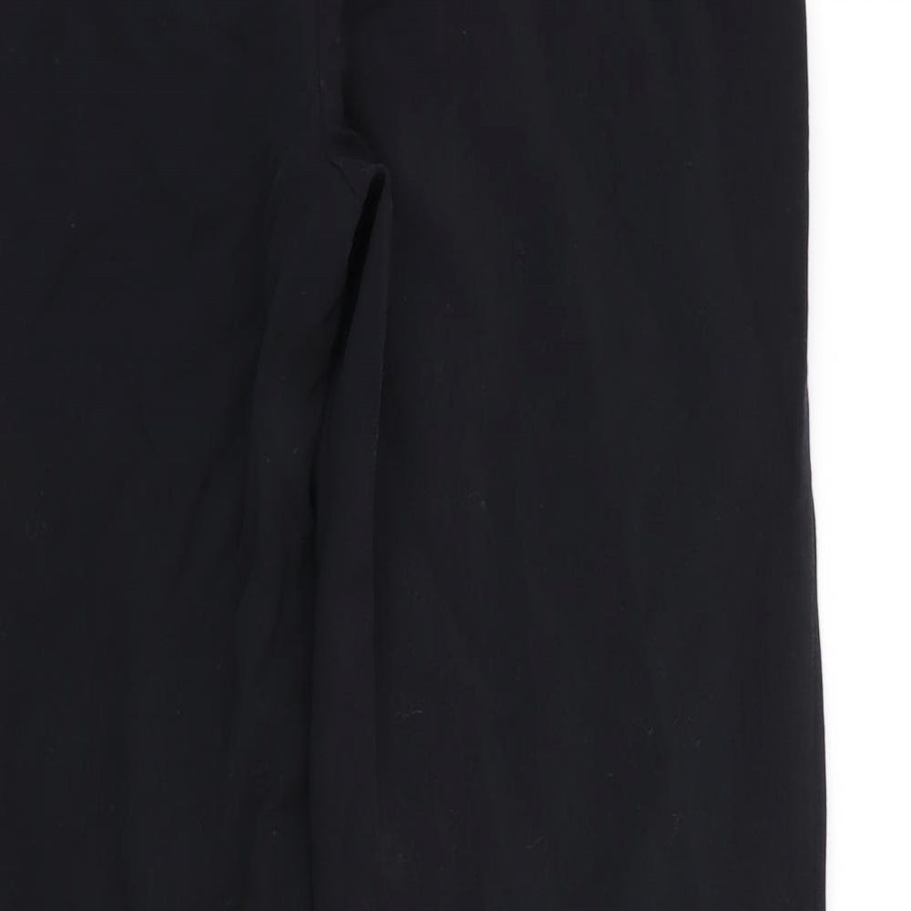 m&s Womens Black   Trousers  Size 10 L28 in