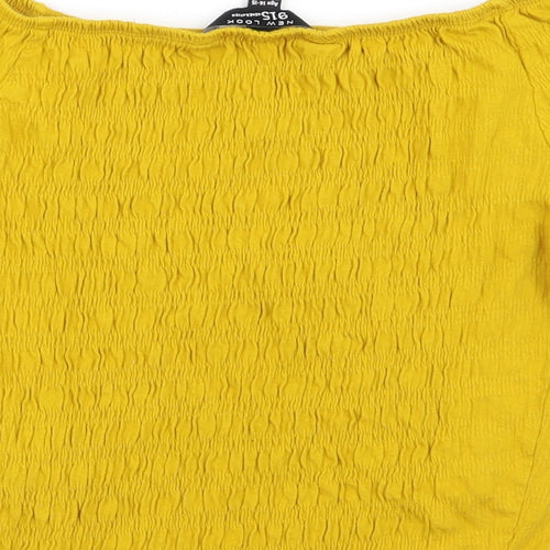 New Look Girls Yellow   Basic T-Shirt Size 14-15 Years