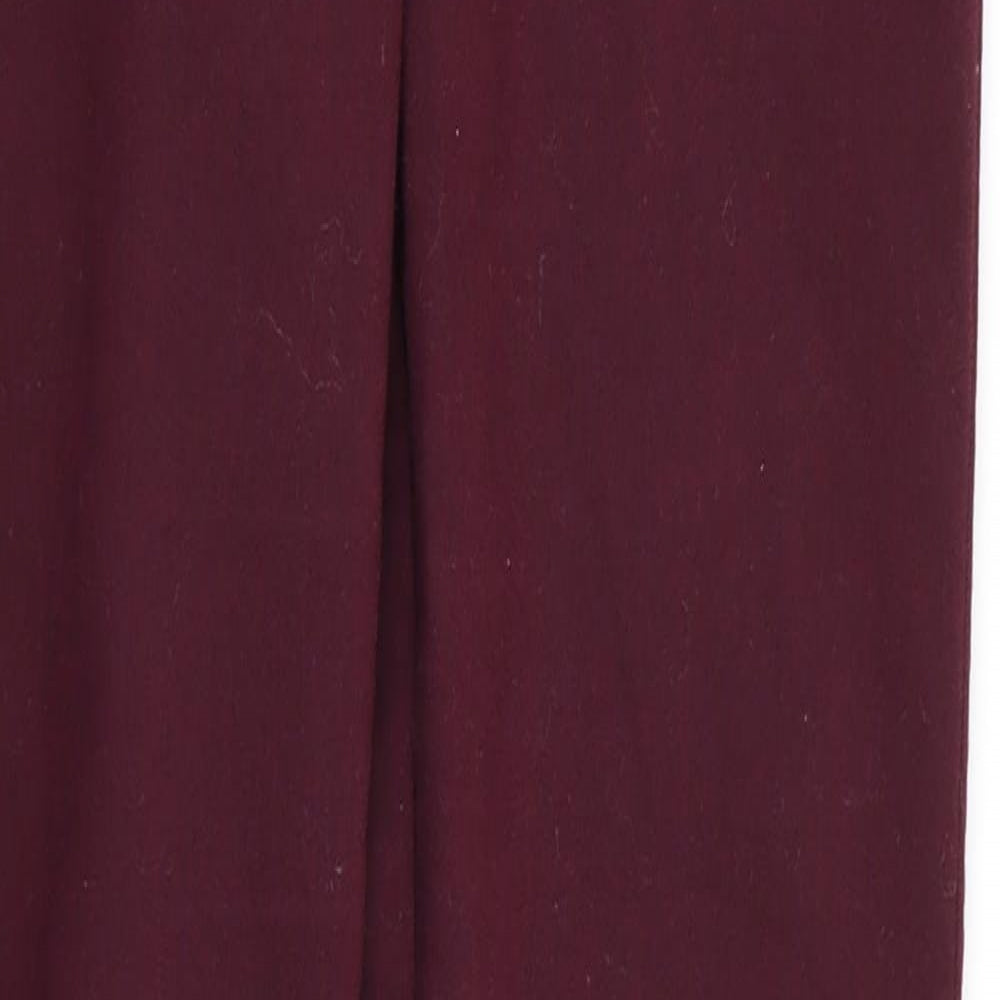 DENIM AND CO Womens Red   Skinny Jeans Size 8 L27 in