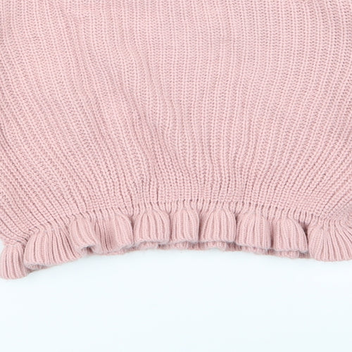 select  Girls Pink   Pullover Jumper Size 14 Years