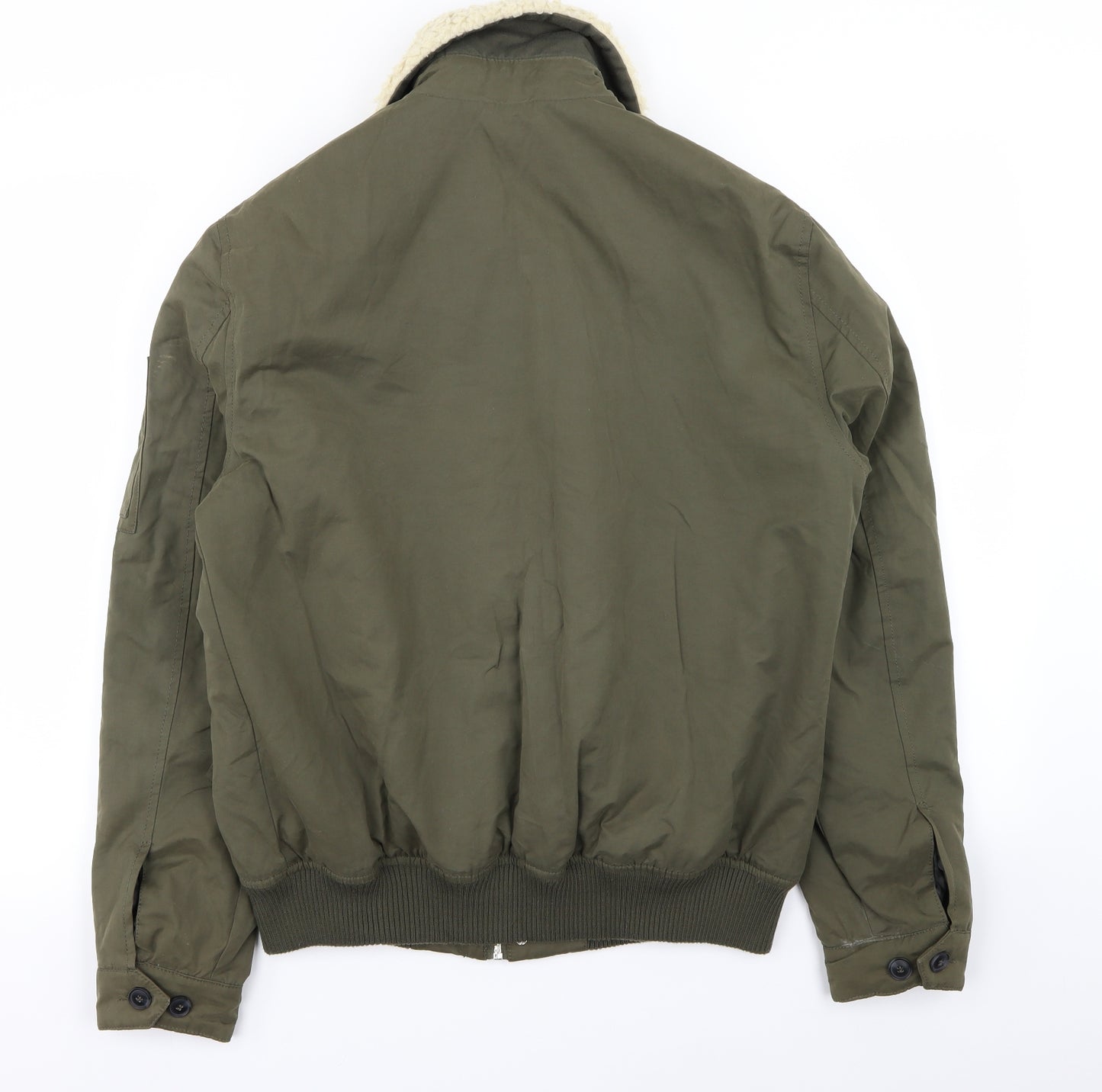 new look men Mens Green   Bomber Jacket Coat Size M