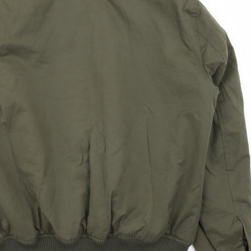 new look men Mens Green   Bomber Jacket Coat Size M