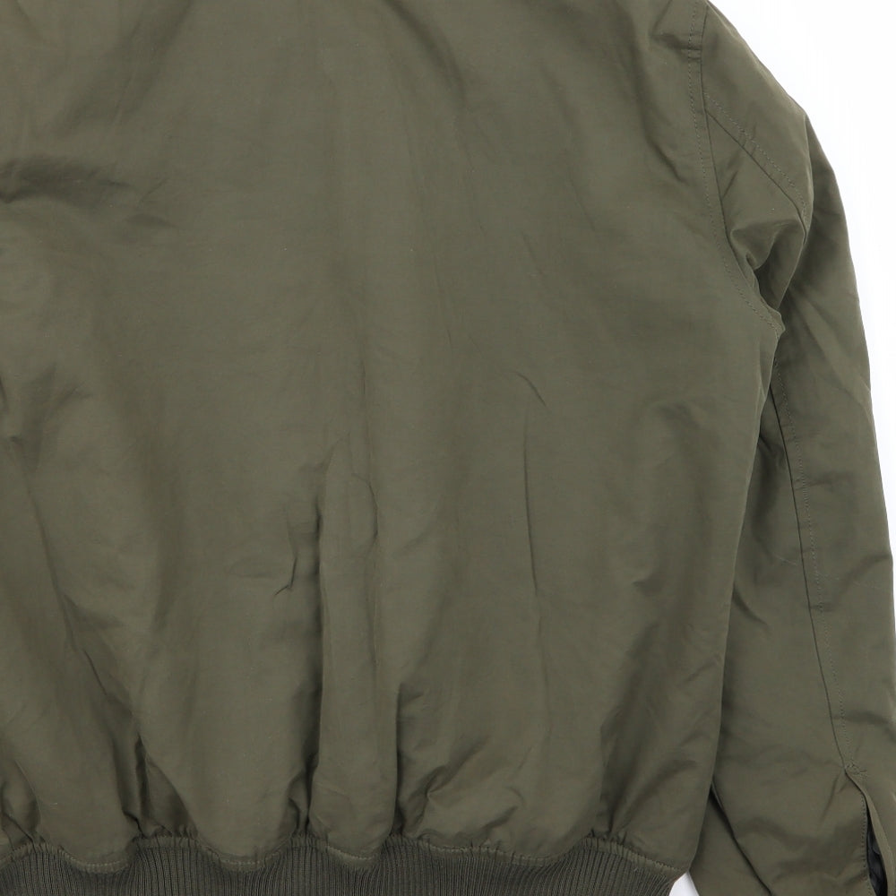 new look men Mens Green   Bomber Jacket Coat Size M
