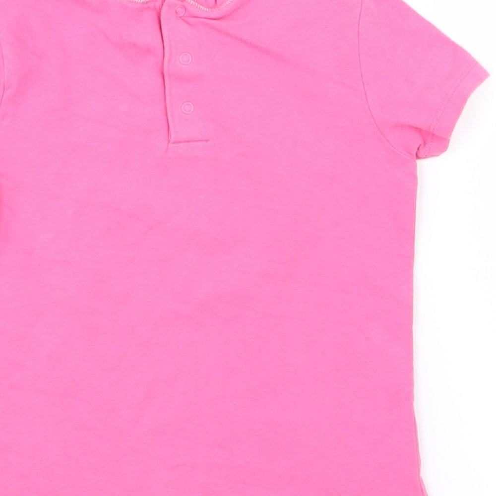 DKNY Girls Pink   Basic T-Shirt Size 4 Years