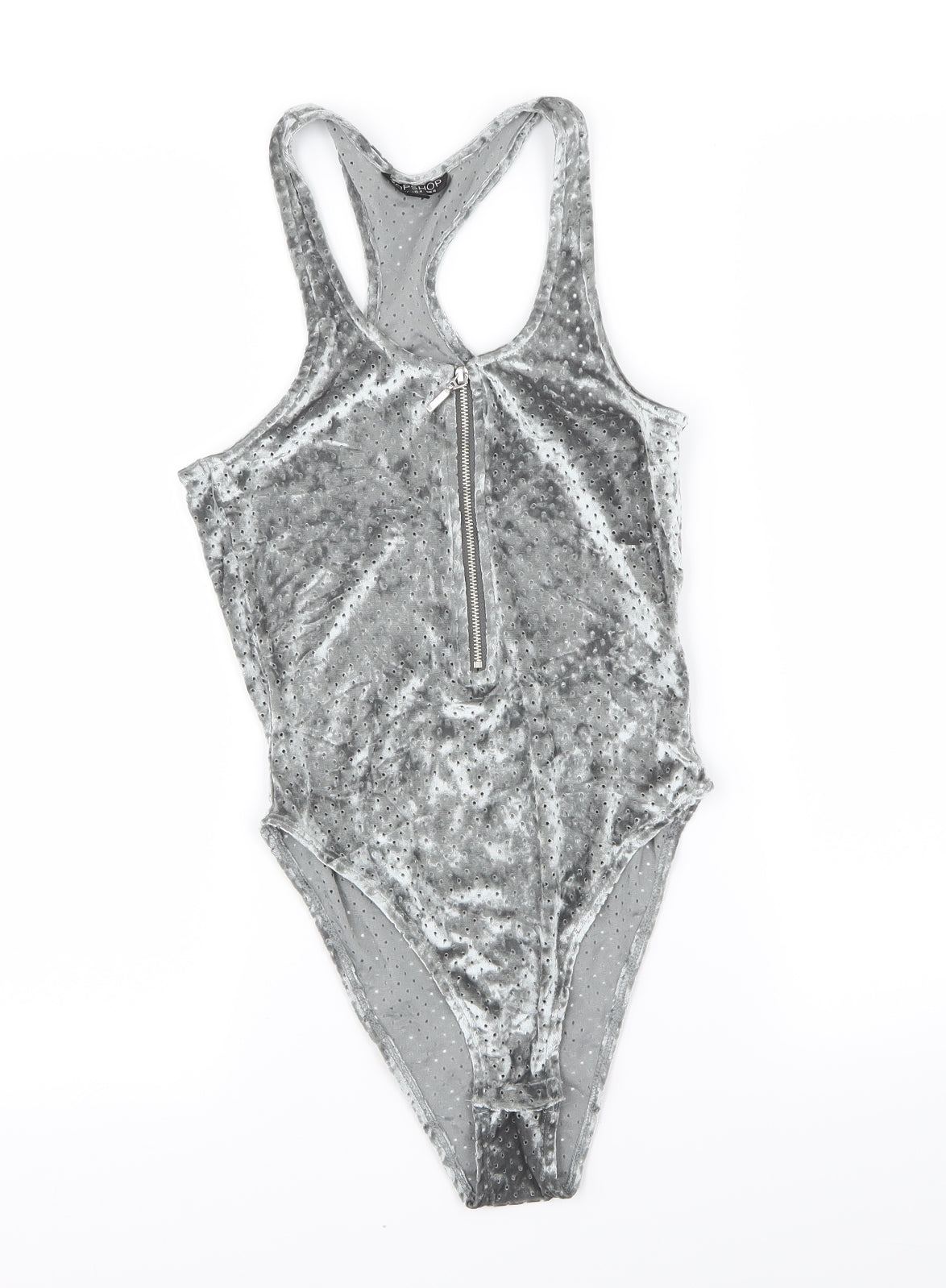 Topshop Womens Green   Bodysuit One-Piece Size 8