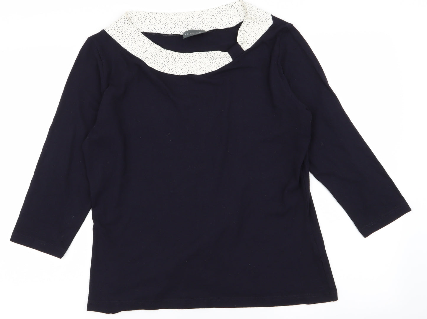ALEX AND CO Womens Blue   Basic T-Shirt Size 16