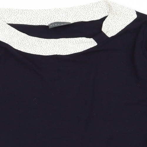 ALEX AND CO Womens Blue   Basic T-Shirt Size 16