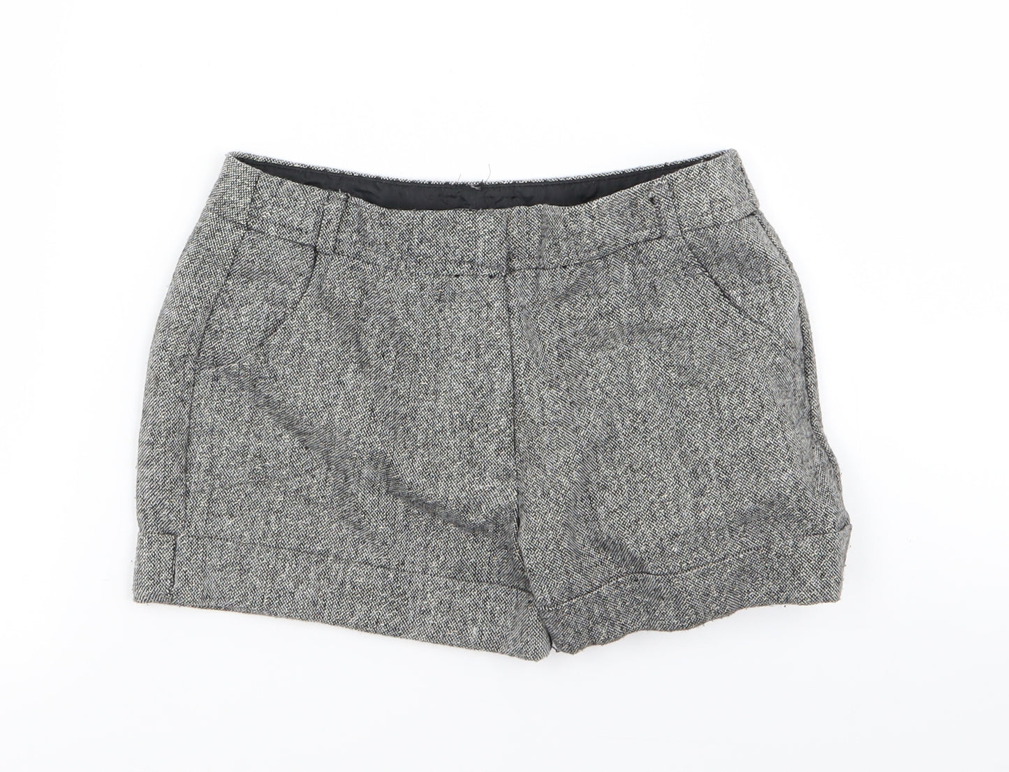 Asda George Girls Grey   Hot Pants Shorts Size 6-7 Years